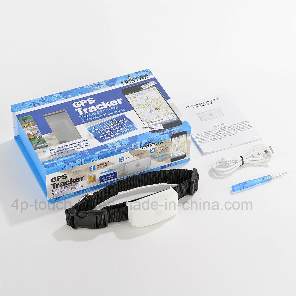 2g Network Waterproof Pets GPS Tracker with Geo-Fence Tk911