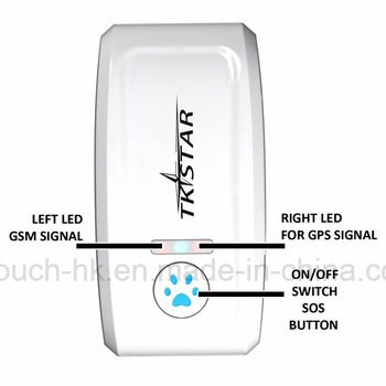 Newest Mini GPS Pets Tracker with Multi-Color Collar Tk909