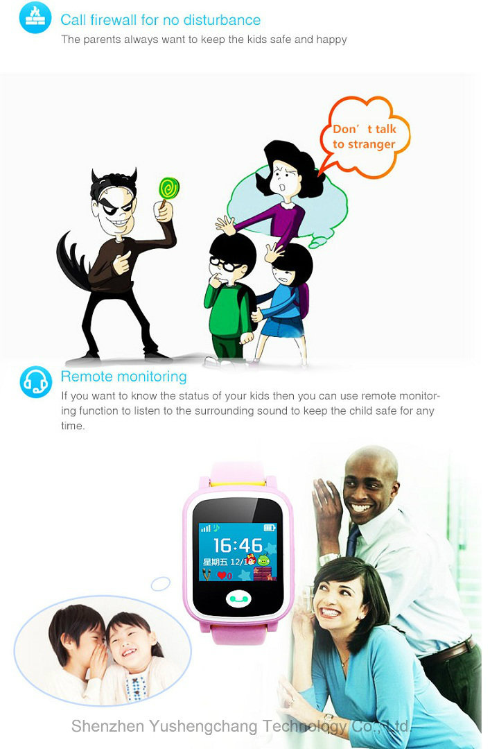 Hot Sell Touch Screen 2g Personal Tracker with Multiple Languages (Y8)