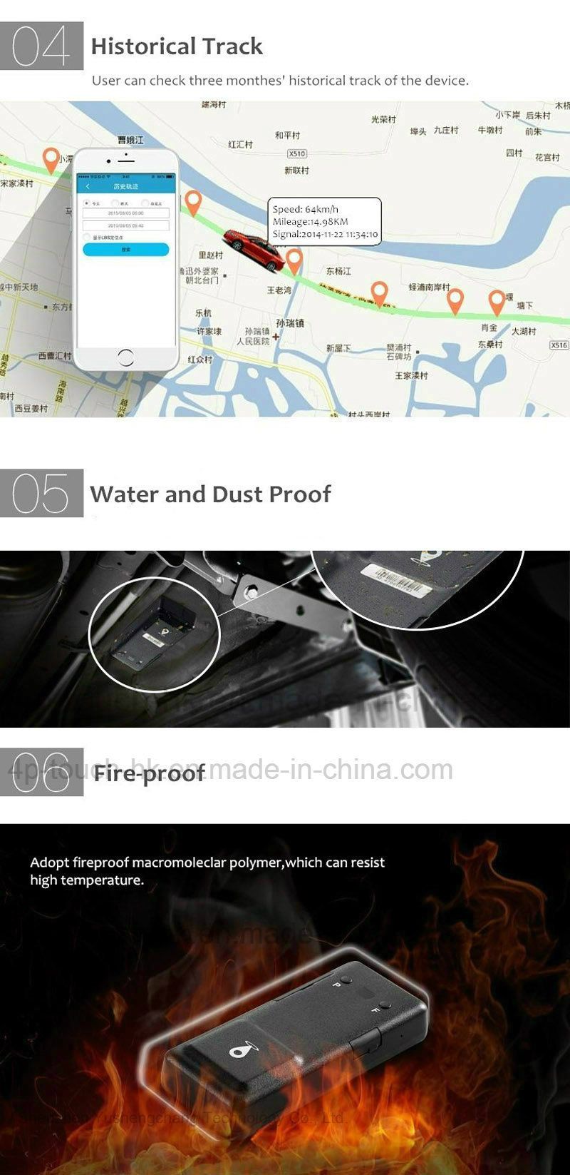 Long Standby GPS Vehicle Tracker for Motorcycle/Car (T28)