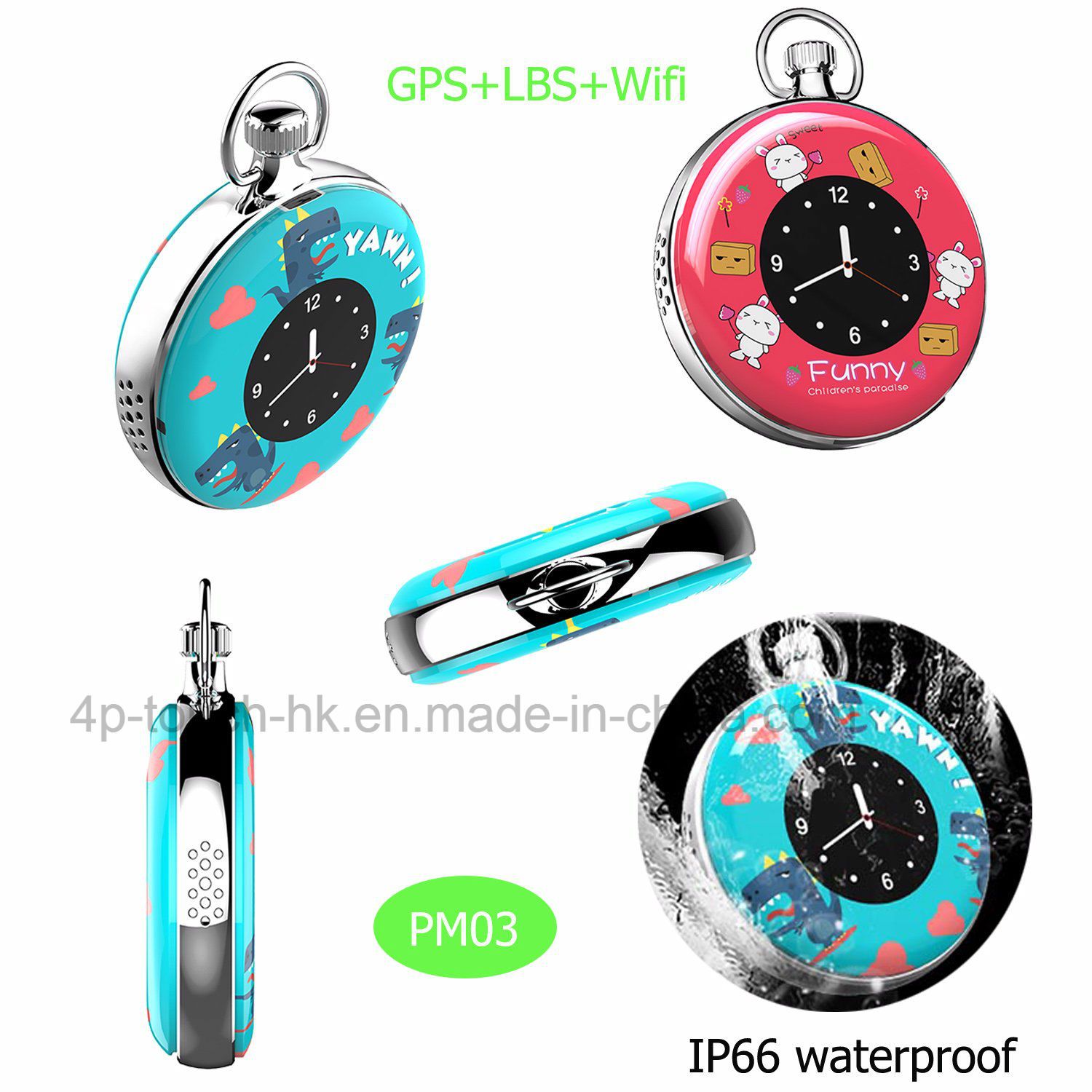 2017 Newest Waterproof Mini GPS Tracker with Sos&Geo-Fence Pm03