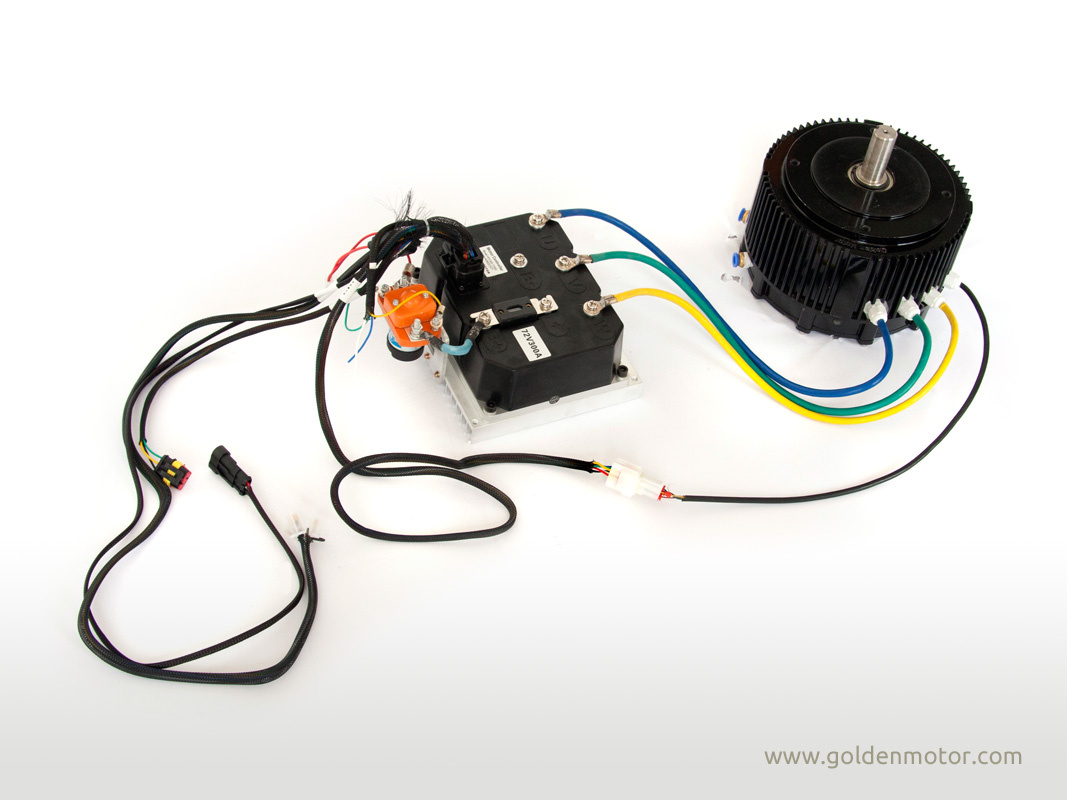 CE&ISO9001 Approved High Power 5 Kw Electric Motorcycle Motor/5kw BLDC Motorbike Motor Max Speed: 85km/H (HPM5000A)