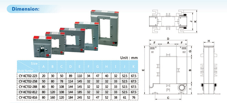 Kct02 Series Split Core Current Transformer