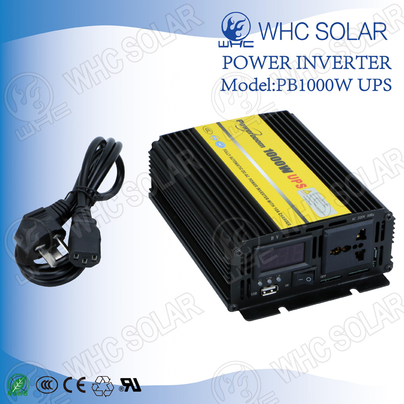 Powerboom 1000W UPS Solar Power Inverter with Charger