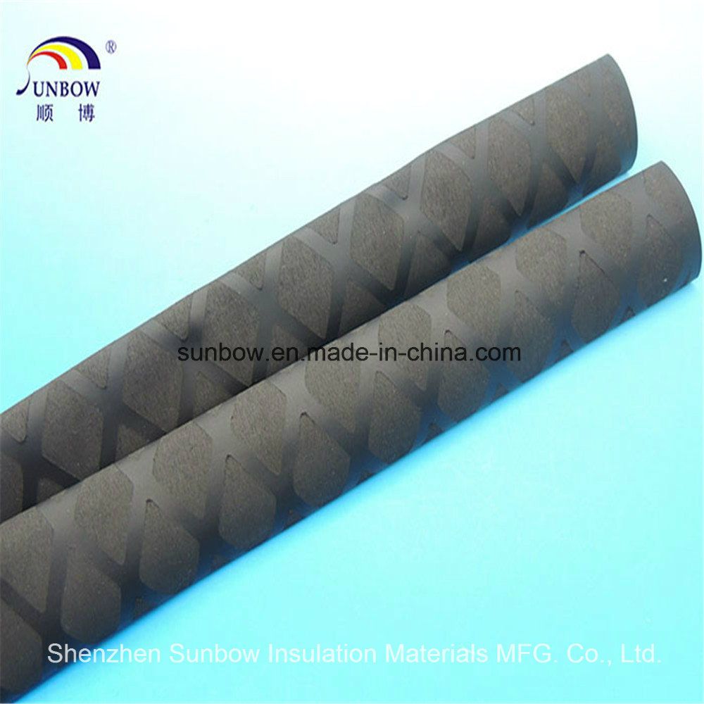 Cross-Lined X Shape Nonslip Heat Shrinkable Tube