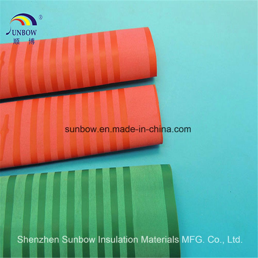Cross-Lined X Shape Nonslip Heat Shrinkable Tube