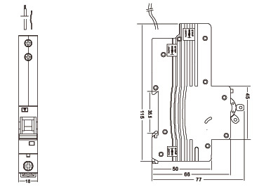 RCCB with Overcurrent Protection (Electronic Type) RCBO