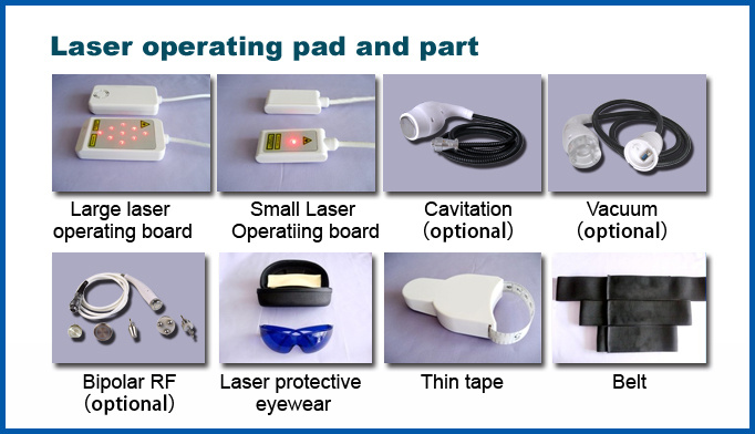 100% Good Feedback Cavitation RF Diode Laser Slimming Beauty Machine