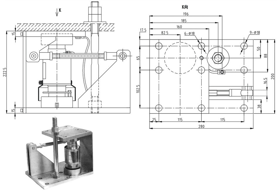 Keli OIML Approval Weighbridge Load Cell Zsf/Zsfy 10t-50t