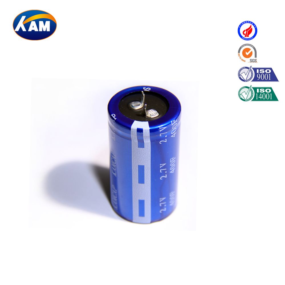 Super Capacitor 2.7V 400f Winding Series Kamcap High Quality Sue