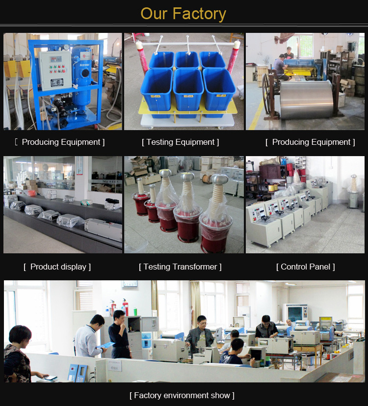AC High Voltage Test Set Oil Immersed Testing Transformer