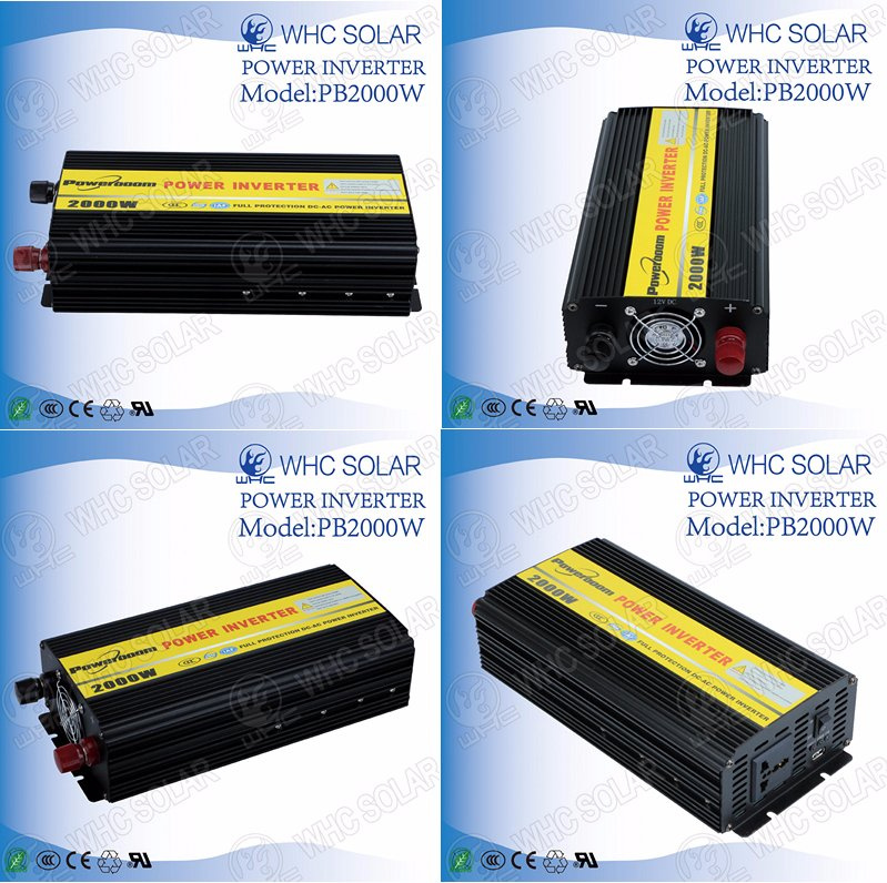 2000W 12V Pure Sine Wave Power Inverter for Solar System