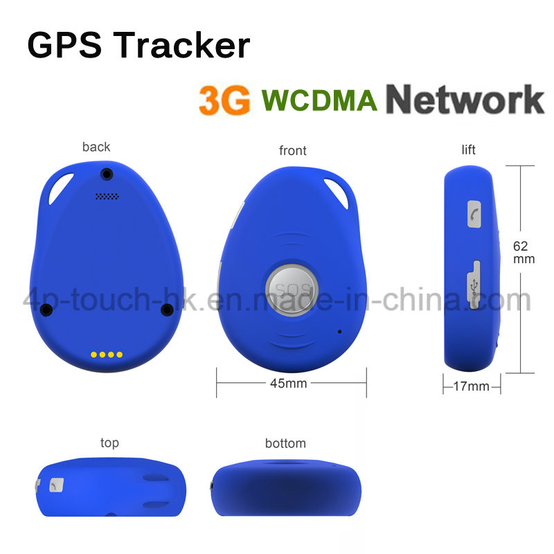 3G IP66 Mini GPS Tracker with Sos Function& Fall Down Alarm