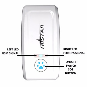 Newest Mini GPS Pets Tracker with Multi-Color Collar Tk909