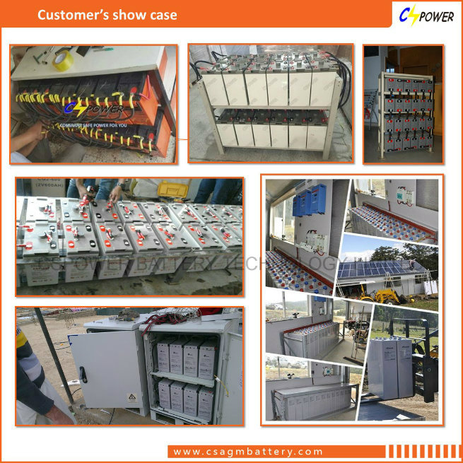 IEC Approved 12V200ah Akkumulators Solar Accumulators with Long Life 15years