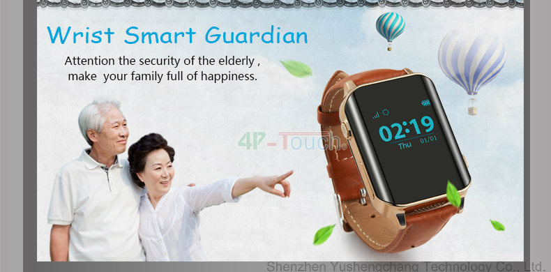Multi Modes GPS Tracker Watch with Real Time Positioning and Heart Rate (Y16)
