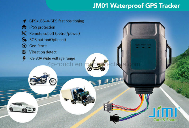 Newly IP65 Dust&Waterproof Vheicle GPS Tracker with Geo-Fence JM01
