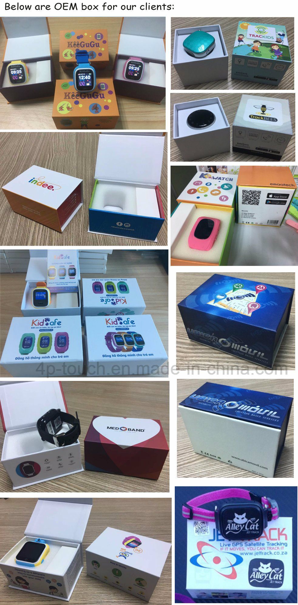 Multiple Languange Smart Kids GPS Tracker Watch (H3)