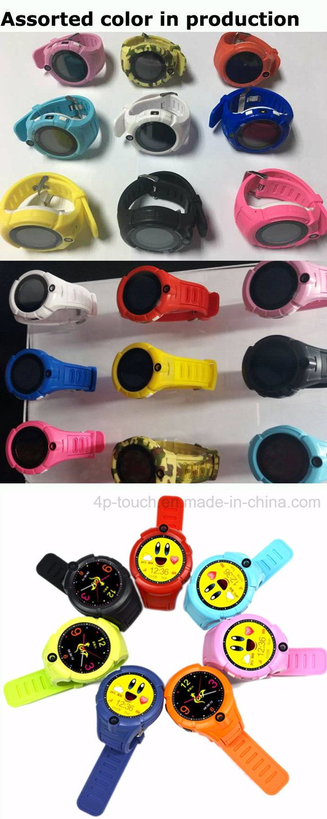 1.4'' Round Screen GPS Watch Tracker with Camera (D14)