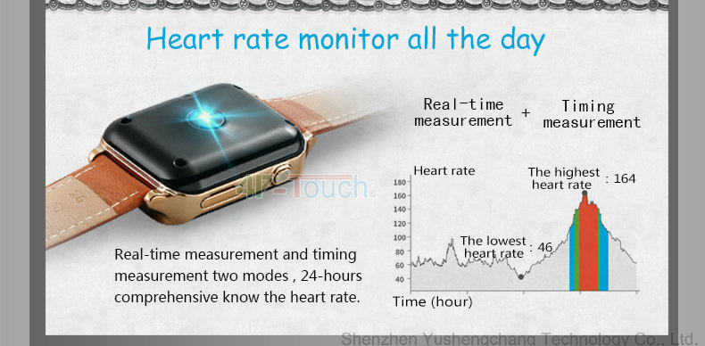 Multi Modes GPS Tracker Watch with Real Time Positioning and Heart Rate (Y16)